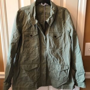Green army jacket